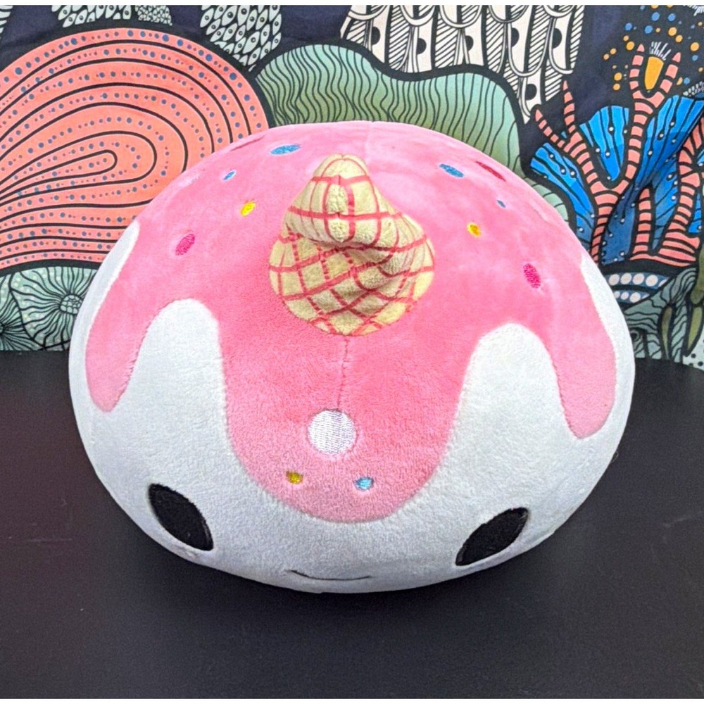 Tasty Peach Studios Nomwhal Narwhal Plush Doll Pink White Ice Cream aurora